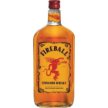 Fireball Cinnamon Liqueur 1 l (čistá fľaša)