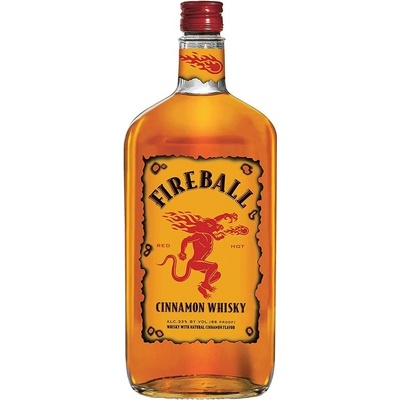 Fireball Cinnamon Whisky 33% 1 l (čistá fľaša)