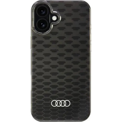Audi IML Stitching Pattern MagSafe iPhone 16 Plus 6.7" черен/черен твърд калъф AU-IMLMIP16M-Q5/D3-BK (6955250227780)