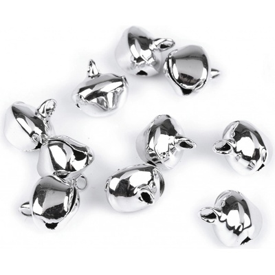 Rolničky 13x16 mm strieborná 10ks