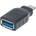 Manhattan Преходник Manhattan 2050160076, от USB C(м) към USB A(ж), черен (2050160076)