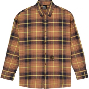 Quiksilver Дамска риза с копчета Quiksilver Women's Lomond Shirt - Pine Bark Lomond Check (133-1558-0112)