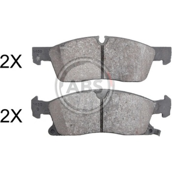 A.B.S. Sada brzdových platničiek kotúčovej brzdy 37878