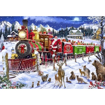 Image 1 of Bluebird Puzzle - Puzzle Santa Express Usa - 1 000 piese