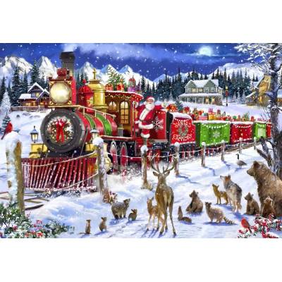 Bluebird Puzzle - Puzzle Santa Express Usa - 1 000 piese