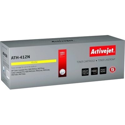 Compatible Тонер Activejet ATH-412N (заместител за HP 305A CE412A, Supreme, 2600 страници, жълт) (ATH-412N)