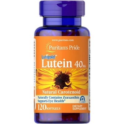 Puritan's Pride Lutein 40 mg with Zeaxanthin [120 Гел капсули]