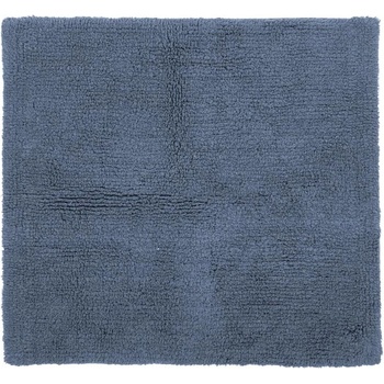 Tiseco Home Studio Синя памучна постелка за баня Luca, 60 x 60 cm - Tiseco Home Studio (3372BLUESTONE)