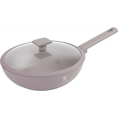BerlingerHaus BH-8094 Wok s poklicí 28 cm Taupe Collection