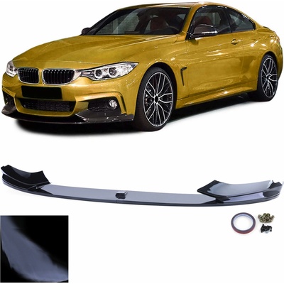 Angeleyes Predný spojler BMW 4 F32 coupé, čierny lesklý