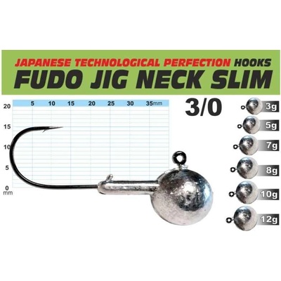 FUDO JIG PROFI Slim s nálitkem vel.3 5g 5ks