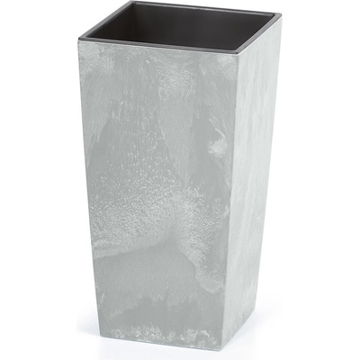 Prosperplast Kvetináč s vložkou Urbi Square 24 x 45 x 24 cm Š x V x H, sivá/betón