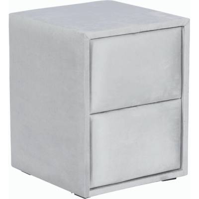 Carmen Нощно шкафче за спалня wave - светлосив 25