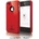 elago S4 Slim Fit Case + HD Clear film - кейс и покритие за iPhone 4/4S (червен)
