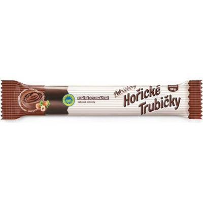 Horické trubičky plnené polomáčané kakaové s orechmi 20 x 40 g