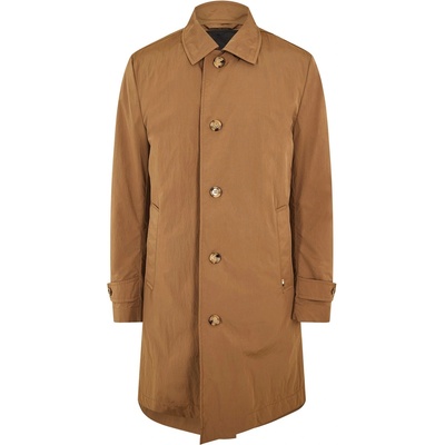 Boss Men's C-Cam-Inpad Overcoat - Open Brown