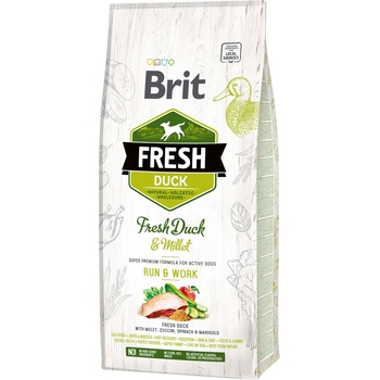 Brit Fresh Duck with Millet Active Run & Work 12 kg