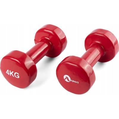MSport Litinové činky 2 x 4 kg 2 ks
