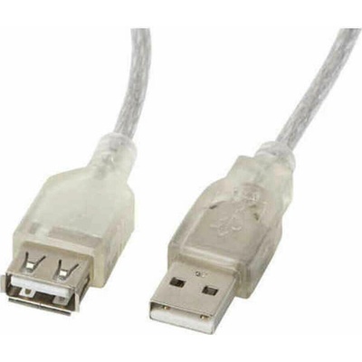 Lanberg CA-USBE-10CC-0007-BK USB, USB 2.0 USB A, 0,7m, černý