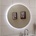 Inter Ceramic Огледало за баня, кръгло , Ф60 см, с вградено led осветление (1495/60)