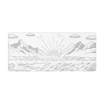 Dark Project Геймърски пад Dark Project - Nostra White XL
