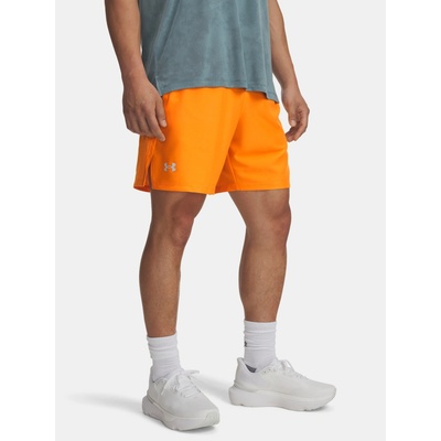 Under Armour UA LAUNCH 7'' biela oranžová tyrkysová