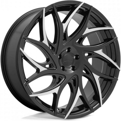 DUB S259 G.O.A.T. 10x26 5x127 ET10 gloss black with machined spokes