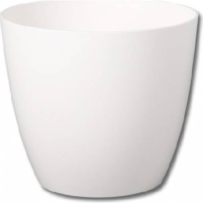 Plastkon Ella Lesk kvetináč biela 25 cm