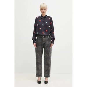 Aries Памучни дънки Lasered Croc Lilly Jean (AR3010103)