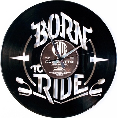 Discoclock 099 Born to ride 30cm