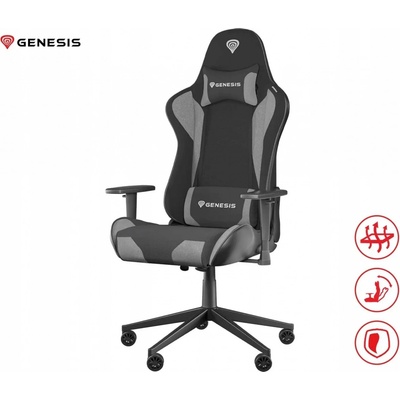 Genesis NITRO 440 G2 černo-šedá tkanina NFG-2067
