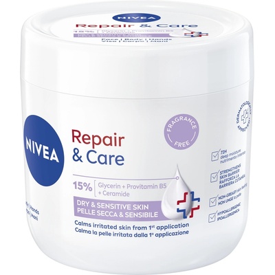 NIVEA Repair & Care cream fragnance free 400 ml