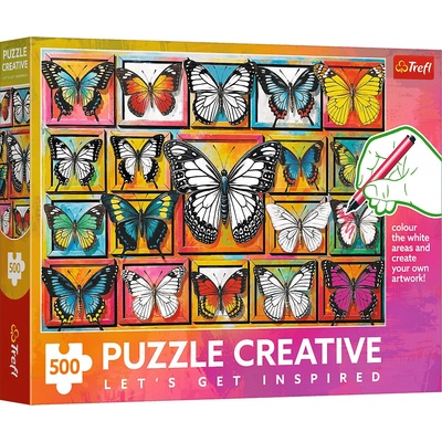 TREFL Creative Zbierka motýľov 500 dielov