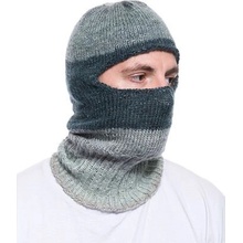 Custom made pletená Balaclava kukla Petrol Green