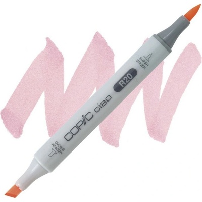 Lihová fixa COPIC Ciao oboustranná Brush & Chisel, Blush (R20)