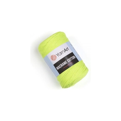 YarnArt Macrame cotton 801 - neonově žlutá