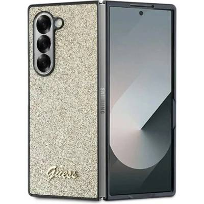 GUESS 4G калъф Glitter Script за Samsung Galaxy Z Fold 6 - златен (3666339322700)