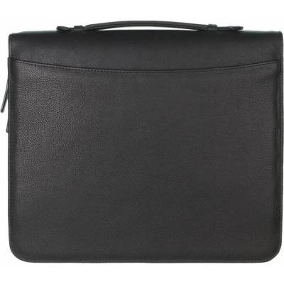 D&N 5592-01 Kožená spisovka Black
