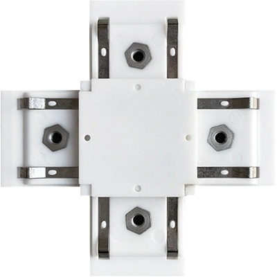 ELMARK X-КОНЕКТОР за Ultra Slim магнитна релса ELMARK EL-XC - 1 COLOUR SERIES, бял (93USXC/WH)