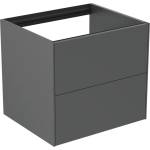 Ideal Standard Atelier Conca стенен шкаф за монтаж в матов антрацит с 2 чекмеджета 60 см (T4355Y2)
