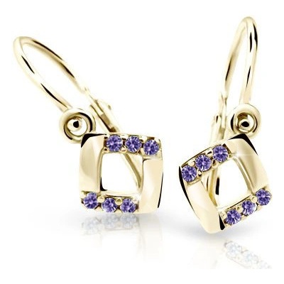 Cutie Jewellery zlaté dětské C2268Z-Ametyst