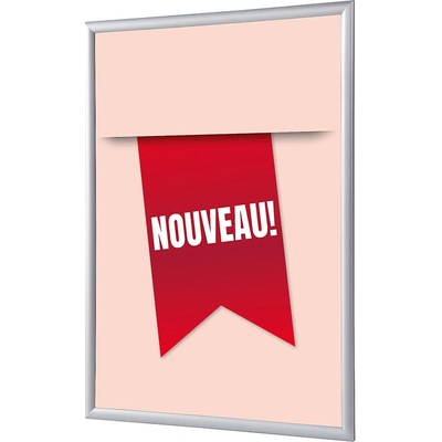 Jansen Display Set klaprámu A1, Novinka, červený, francouzština, 625 x 872 mm