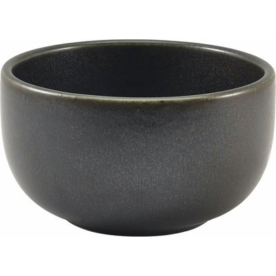 Genware Miska porcelánová černá 75 mm 124 mm