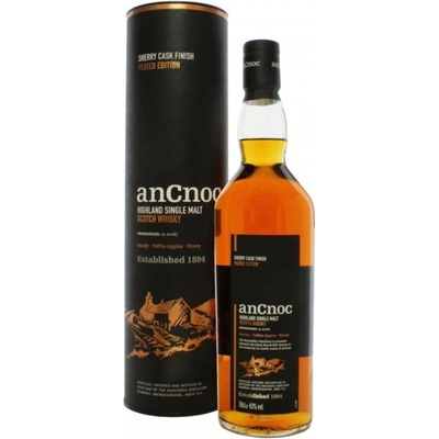 AnCnoc Sherry Cask Finish Peated 43% 0,7 l (karton)