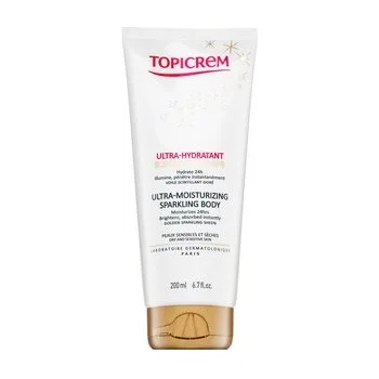 Topicrem Ultra-Moisturizing Sparkling Body овлажняващо мляко за тяло с блясък 200 ml