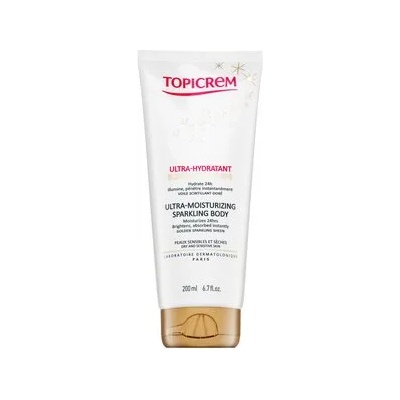 Topicrem Ultra-Moisturizing Sparkling Body овлажняващо мляко за тяло с блясък 200 ml