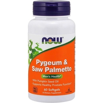 Now Foods Pygeum a Saw Palmetto 60 kapsúl