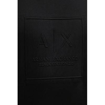 Giorgio Armani Памучна тениска Armani Exchange в черно с принт XM000089 AF10361 (XM000089.AF10361)