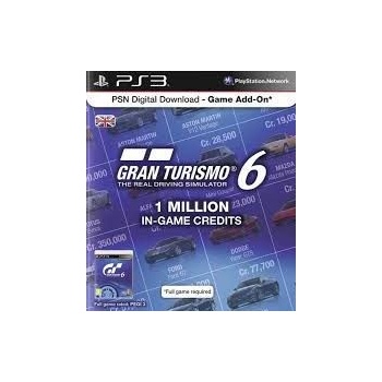 Gran Turismo 6 1 million credit