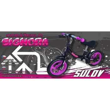 Sulov SIGNORA čierno-fialový